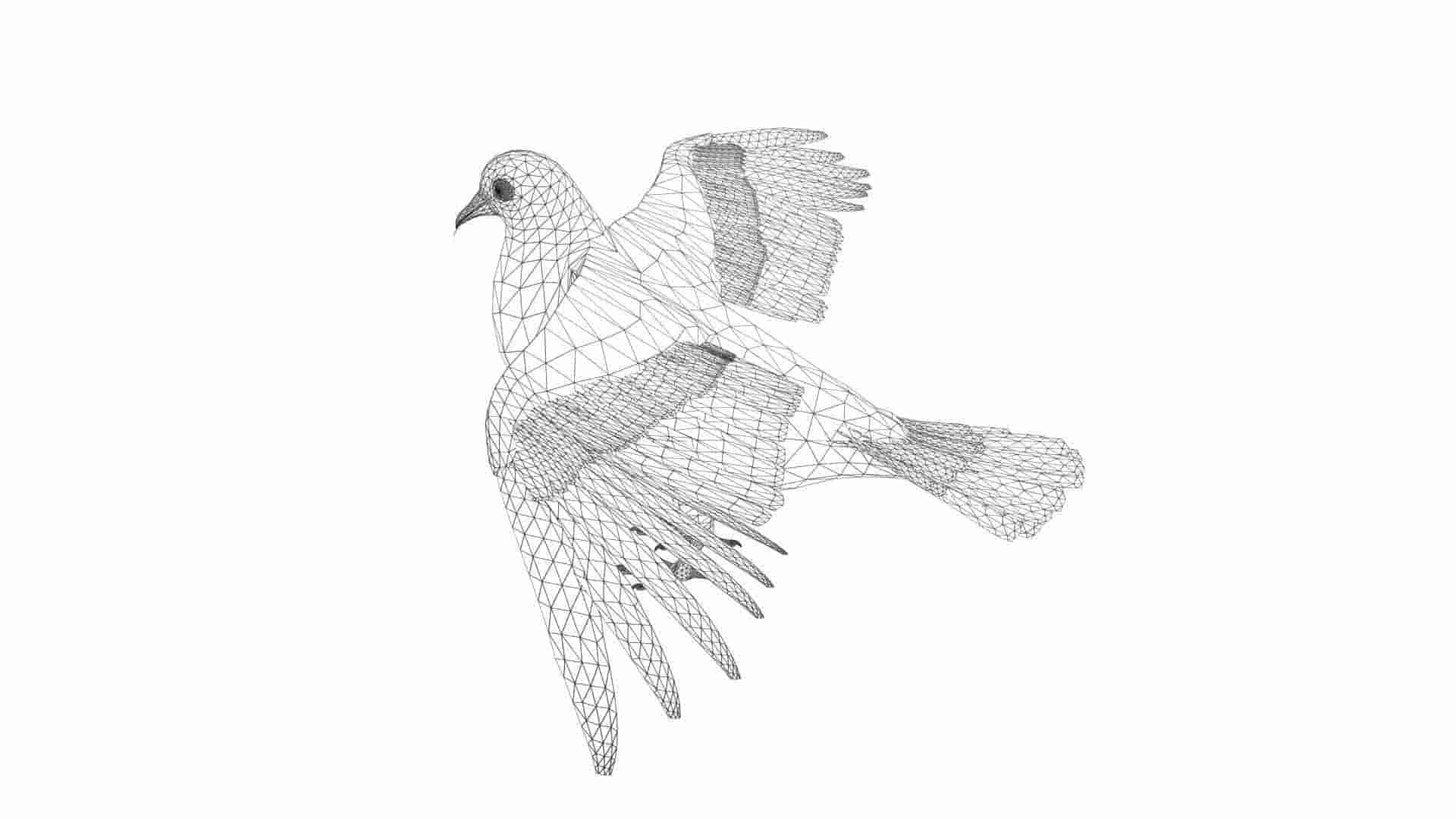 3D Doves and Sky Ladder Waterproof Durable and Eco-friendly