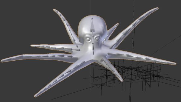 Octopus 3d model