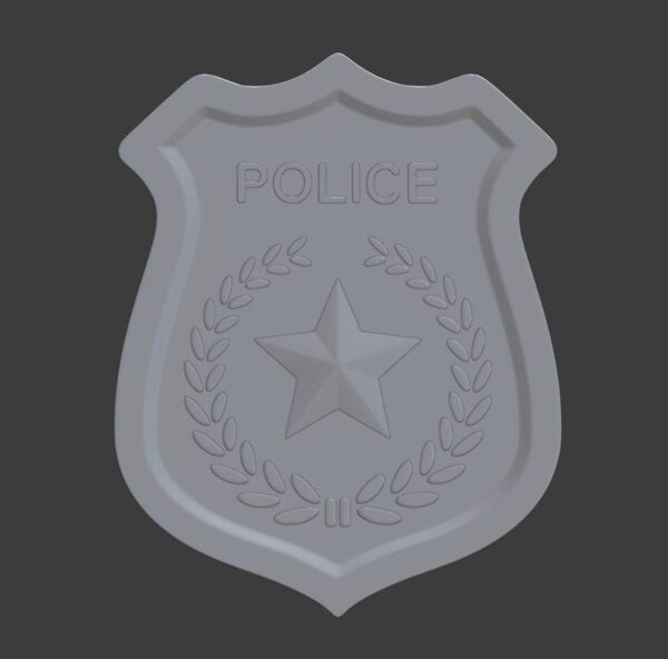 Police Badge 3d model