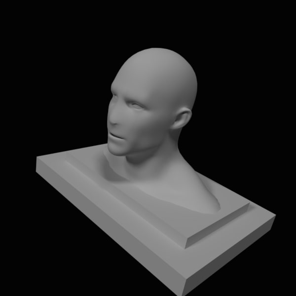 Voldemort statue 3d model