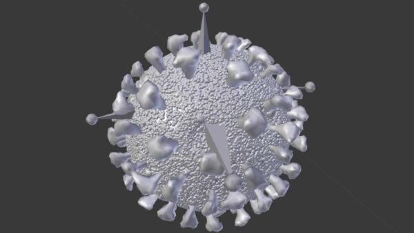 Corona virus 3d model