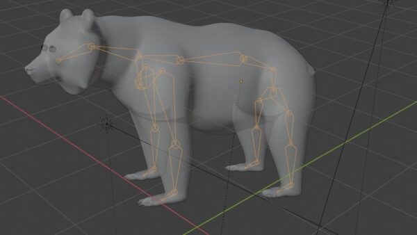 black bear 3d model