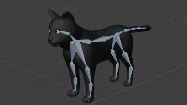 black cat 3d model