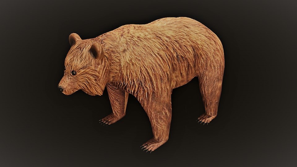 Bear - Rigged Blender 3d model | 3D model