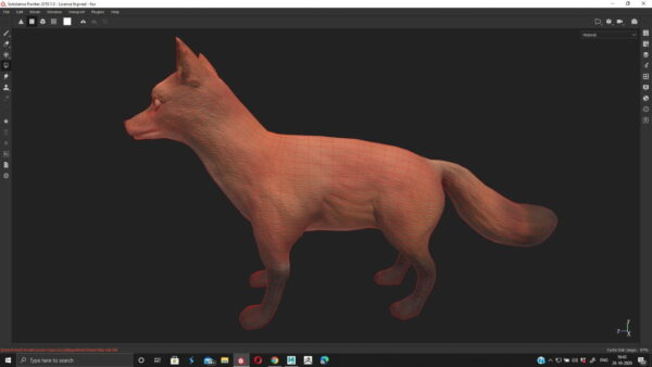 fox 3d model