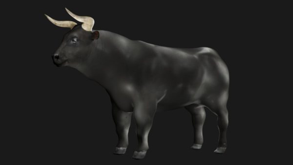 Black bull 3d model