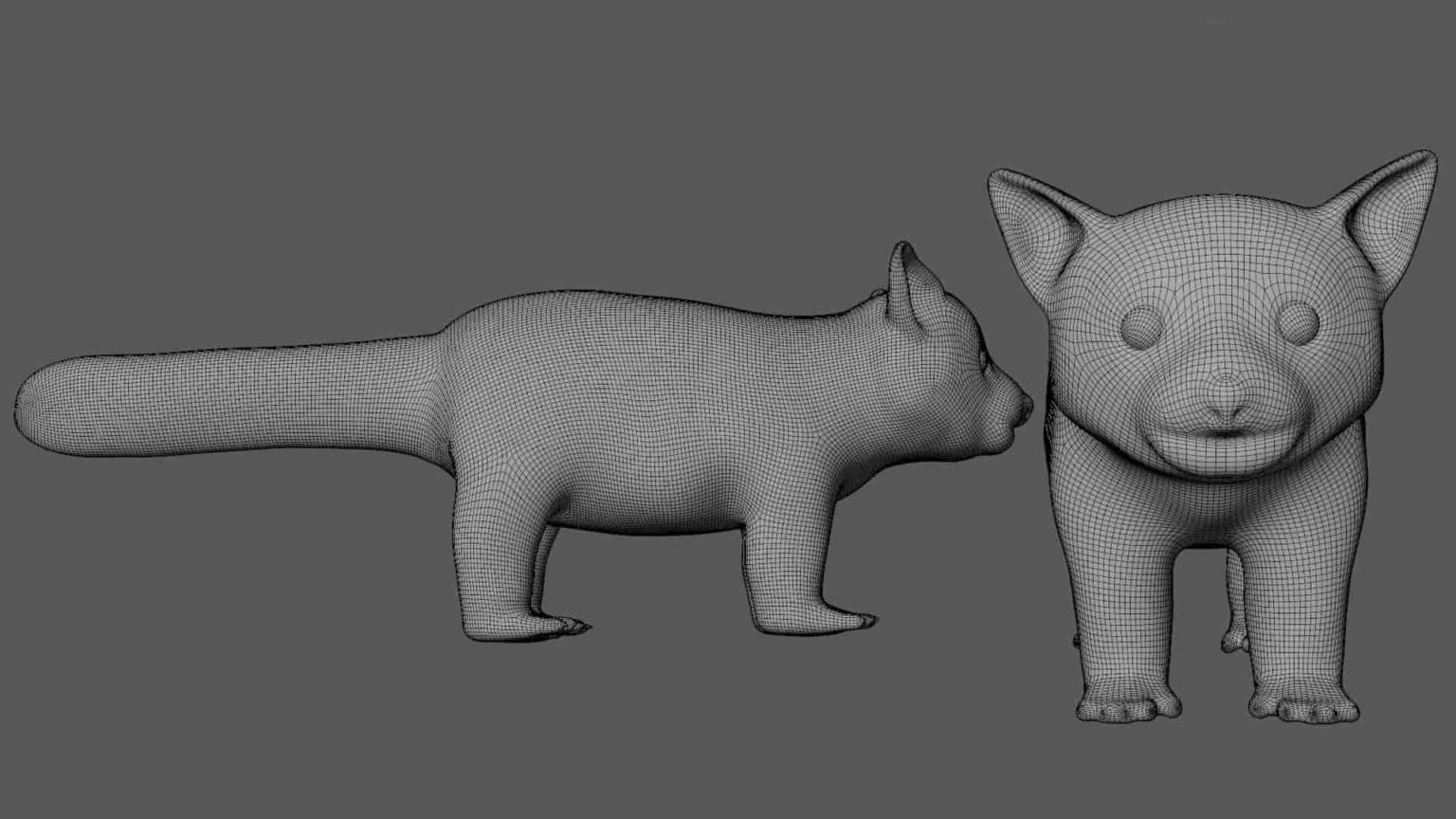 Red panda 3d Model Rigged and Low poly - Team 3d Yard