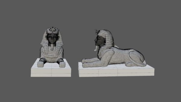 Sphinx 3d model