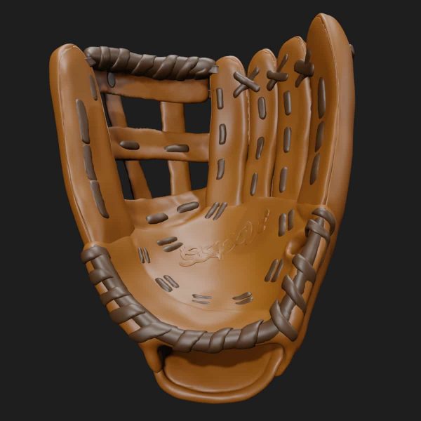 Baseball glove 3d model