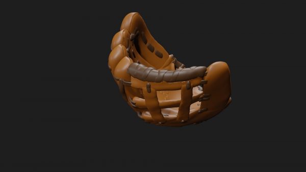 Baseball glove 3d model