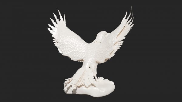 Bird statue 3d model