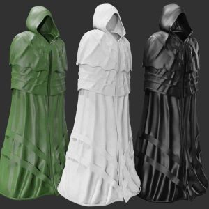Cloak cape 3d model