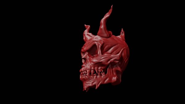 Devil skull 3d model