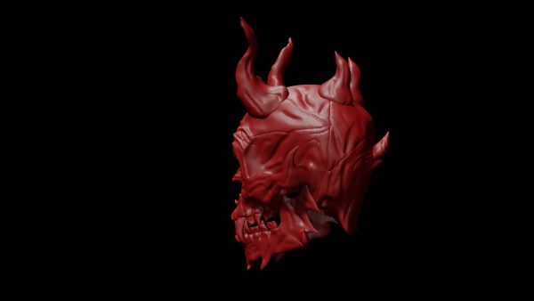Devil skull 3d model