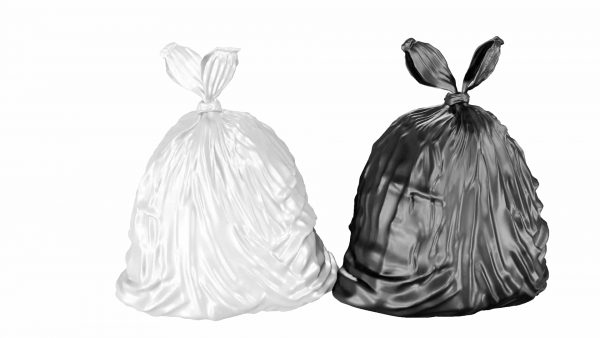 Garbage bag 3d model