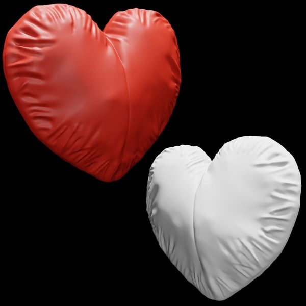 Heart pillow 3d model