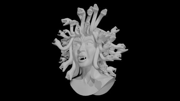 Medusa head 3d model