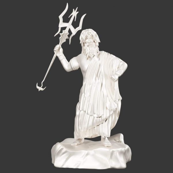 Poseidon statue 3d model