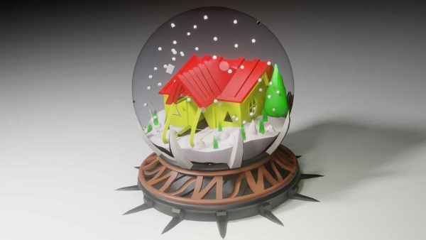 Snow globe 3d model