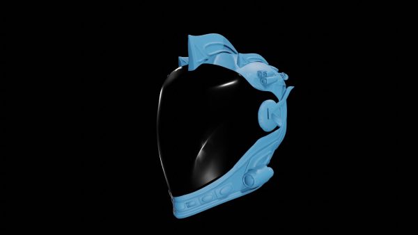 Space helmet 3d model
