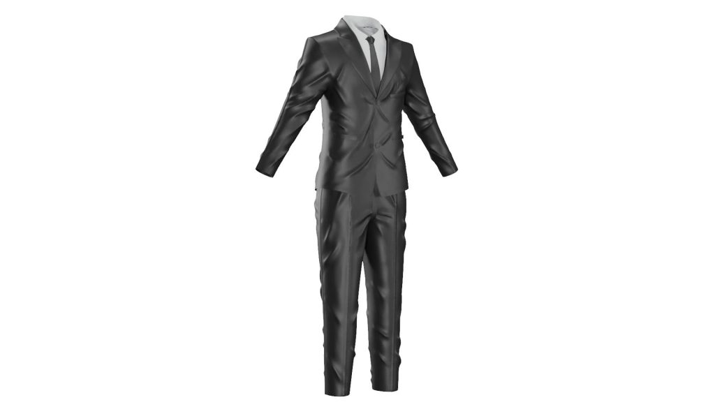 Suit 3d model Low Poly AR 3D Model - Team 3d Yard