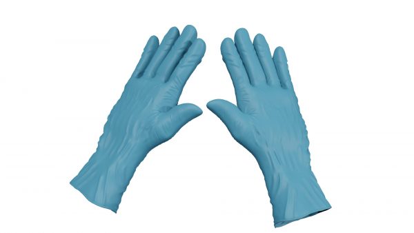 Surgical gloves 3d model