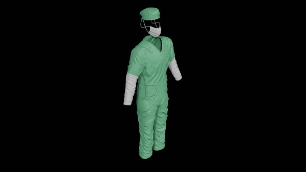 Surgical outfit 3d model