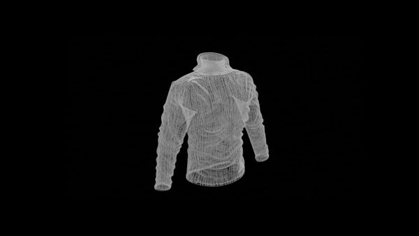 Turtleneck sweater 3d model