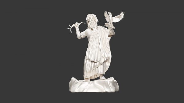 Zeus statue 3d model