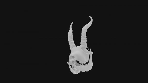Gazelle skull 3d model